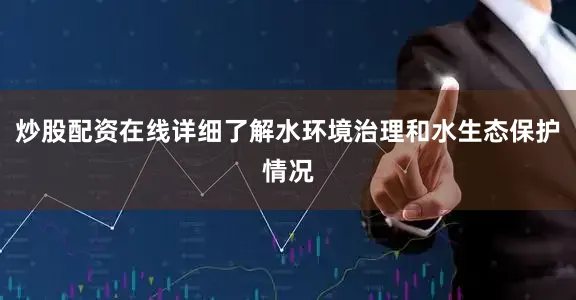炒股配资在线详细了解水环境治理和水生态保护情况